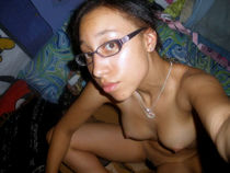 Leggy black teen Rhianna